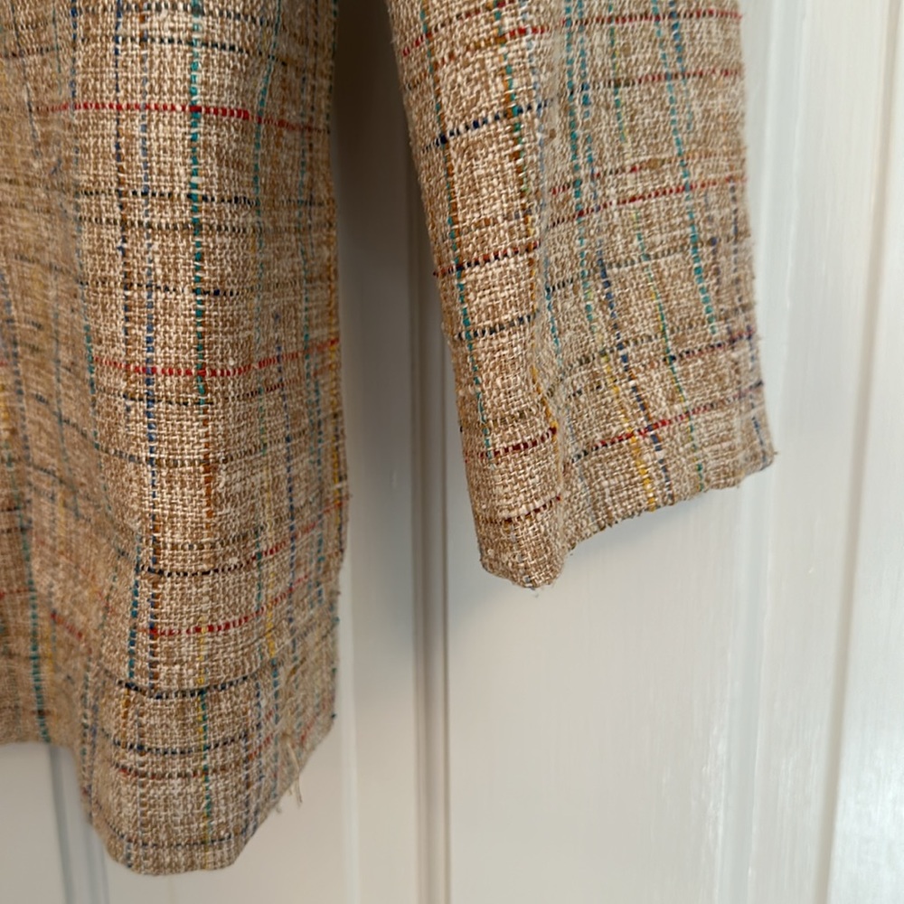 Neiman Marcus Silk Tweed Blazer - Picture 6 of 13